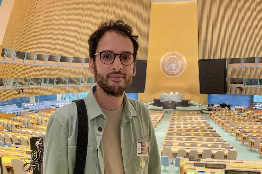 The United Nations General Assembly hall